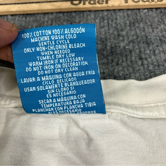 WKCD Brand Men's T-Shirt XL White Crown Logo Denim Co Vintage y2k - Picture 5 of 11